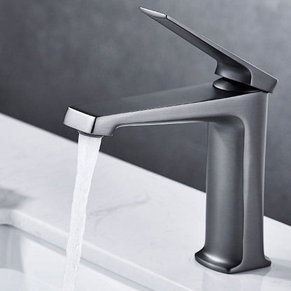 Rynx | Modern Basin Mixer Lever Handle Copper Low Arc Basin Mixer