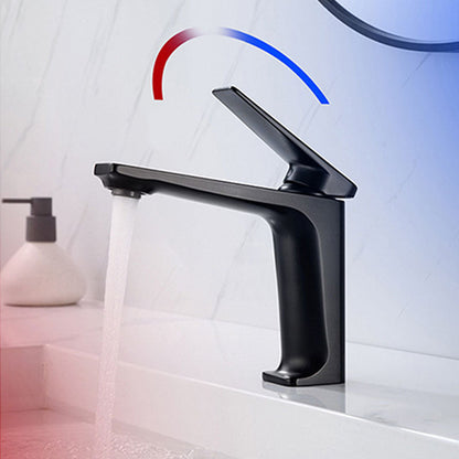 Rynx | Modern Basin Mixer Lever Handle Copper Low Arc Basin Mixer