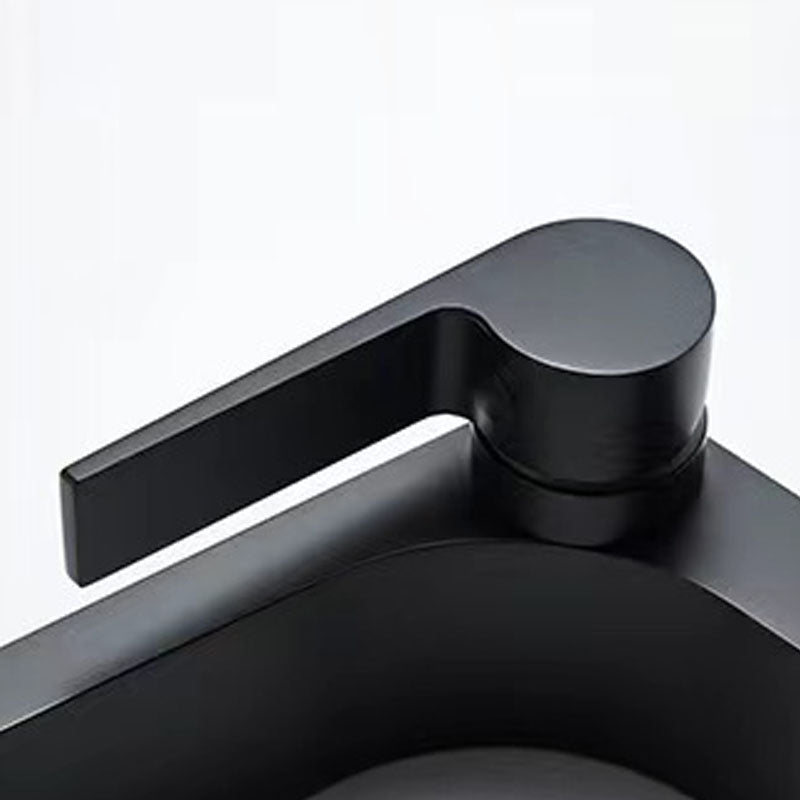 Rynx | Modern Faucet Brass Lever Waterfall Spout Sink Faucet