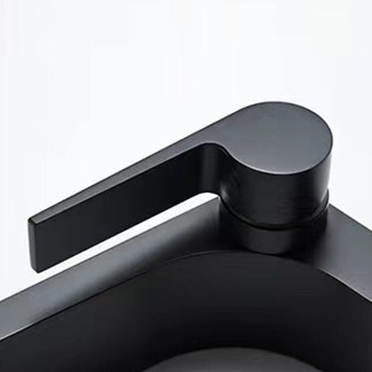 Rynx | Modern Faucet Brass Lever Waterfall Spout Sink Faucet