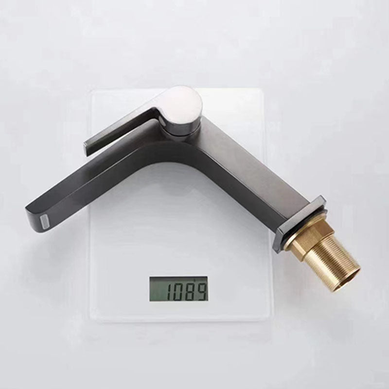 Rynx | Modern Faucet Brass Lever Waterfall Spout Sink Faucet