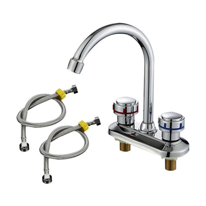 Rynx | 1or2-Handle Brushed Nickel Widespread Faucet 2 Hole Center Set Sink Faucet