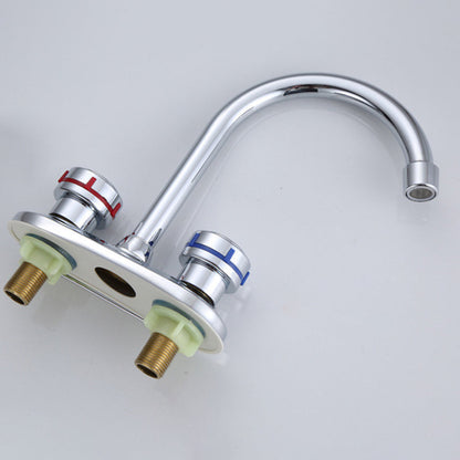 Rynx | 1or2-Handle Brushed Nickel Widespread Faucet 2 Hole Center Set Sink Faucet