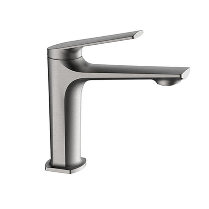 Rynx | Modern Container Faucet Brass Lever Handles Low Arc Sink Bathroom Faucet
