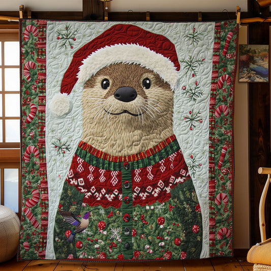 Rynx | Otter Christmas Charm Quilt