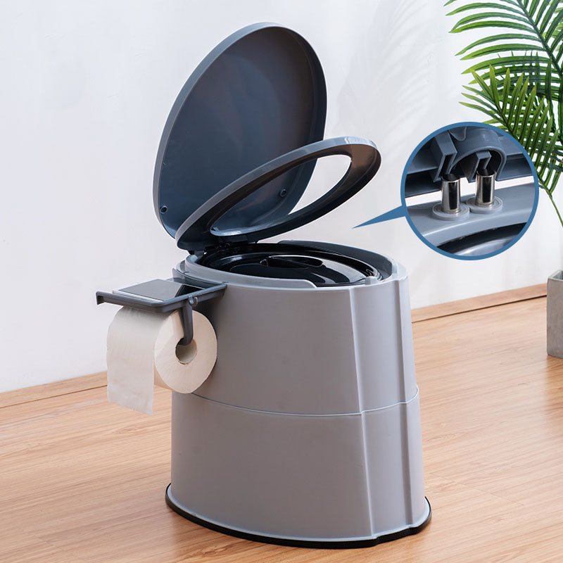 Rynx | Contemporary plastic floor-mounted toilet bowl with toilet seat for the bathroom