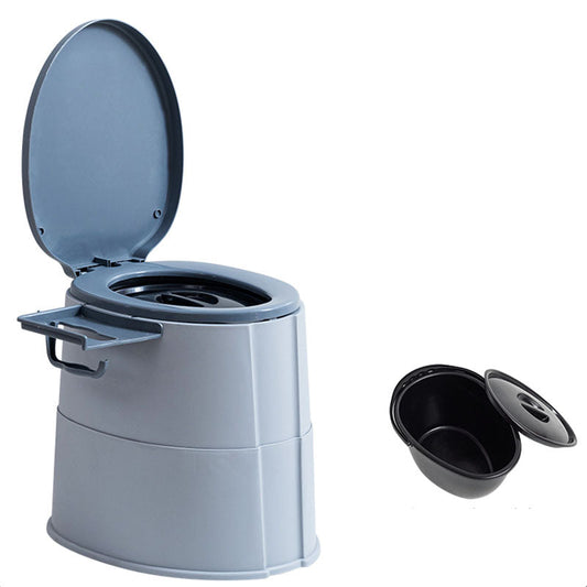 Rynx | Contemporary plastic floor-mounted toilet bowl with toilet seat for the bathroom