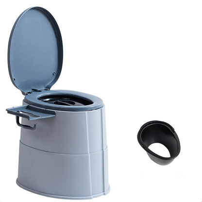 Rynx | Contemporary plastic floor-mounted toilet bowl with toilet seat for the bathroom