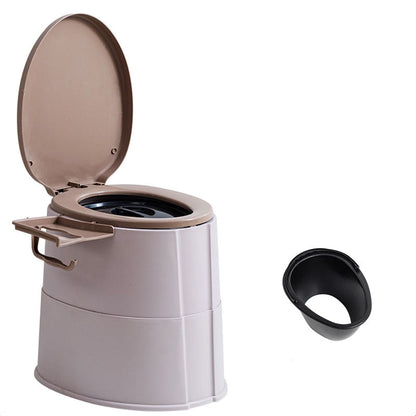 Rynx | Contemporary plastic floor-mounted toilet bowl with toilet seat for the bathroom