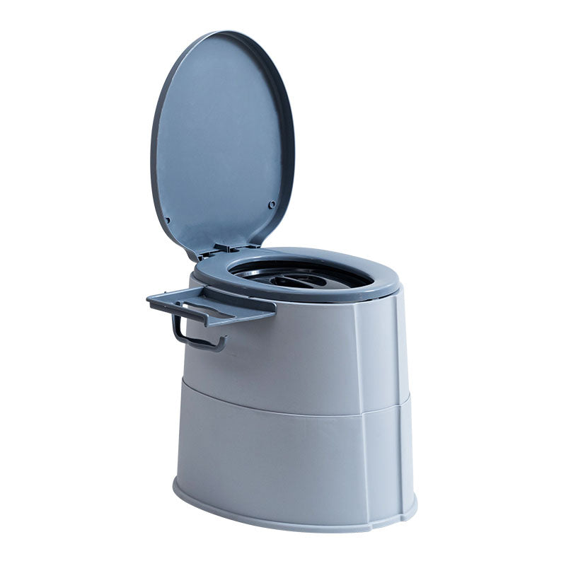 Rynx | Contemporary plastic floor-mounted toilet bowl with toilet seat for the bathroom