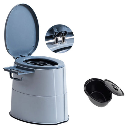Rynx | Contemporary plastic floor-mounted toilet bowl with toilet seat for the bathroom