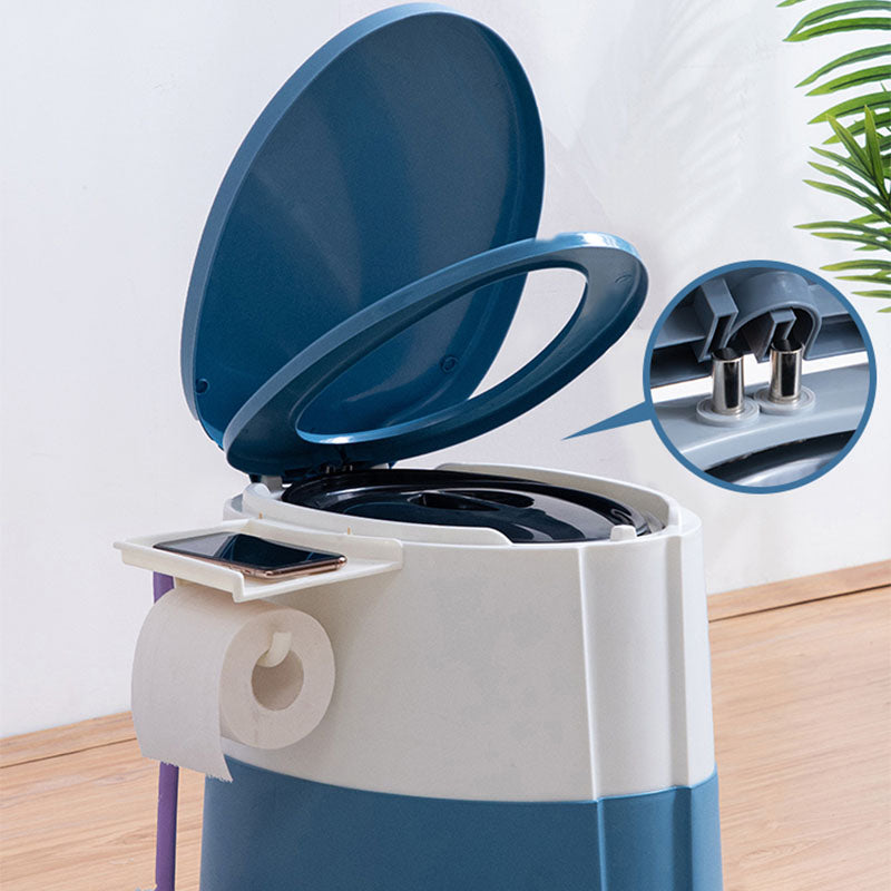Rynx | Contemporary plastic floor-mounted toilet bowl with toilet seat for the bathroom