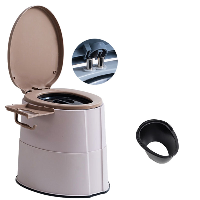 Rynx | Contemporary plastic floor-mounted toilet bowl with toilet seat for the bathroom