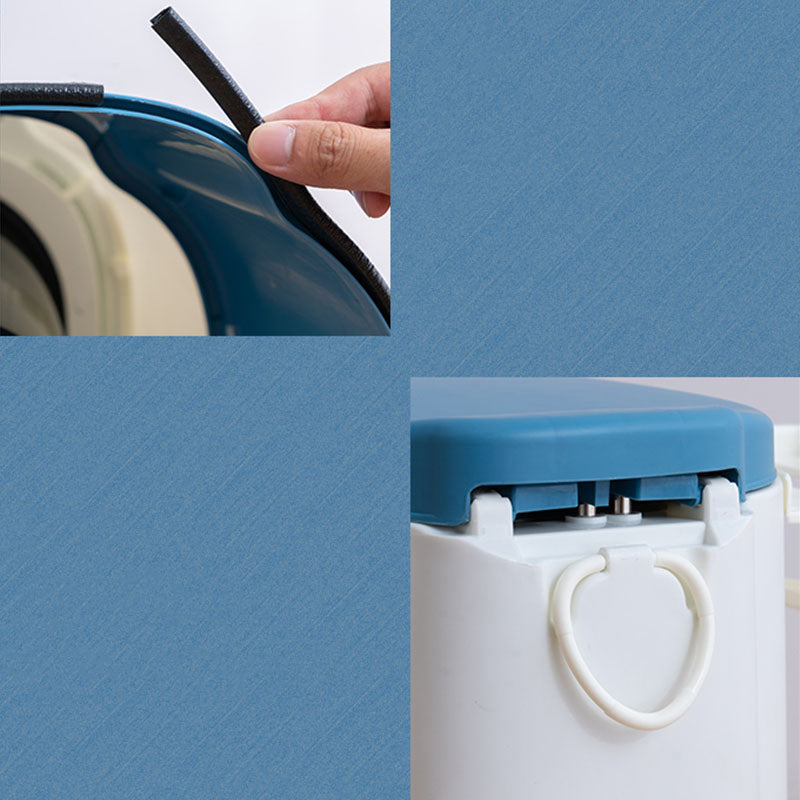 Rynx | Contemporary plastic floor-mounted toilet bowl with toilet seat for the bathroom