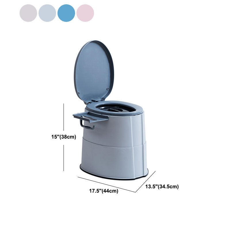 Rynx | Contemporary plastic floor-mounted toilet bowl with toilet seat for the bathroom