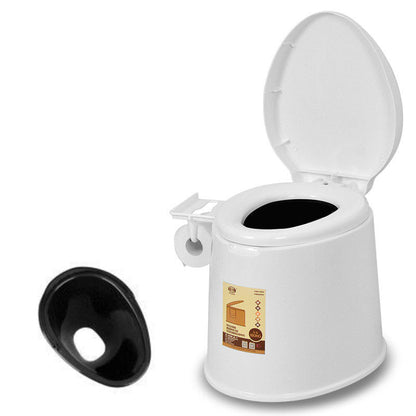 Rynx | Modern Plastic Floor-Mounted Toilet Bowl with Seat for the Bathroom