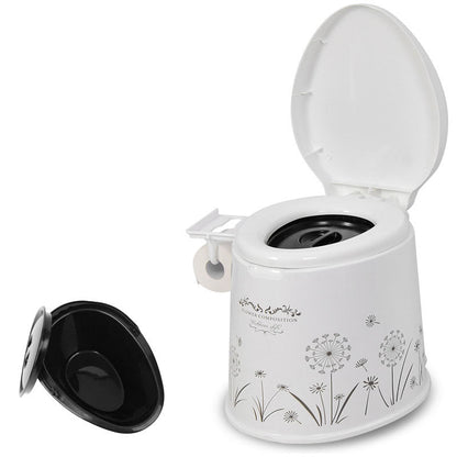 Rynx | Modern Plastic Floor-Mounted Toilet Bowl with Seat for the Bathroom