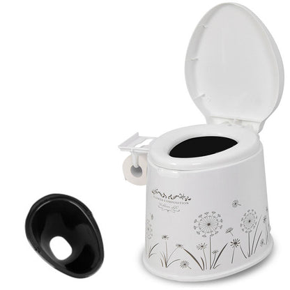 Rynx | Modern Plastic Floor-Mounted Toilet Bowl with Seat for the Bathroom