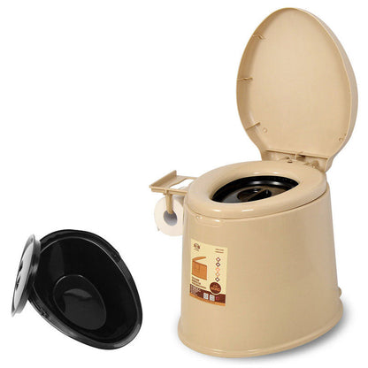 Rynx | Modern Plastic Floor-Mounted Toilet Bowl with Seat for the Bathroom