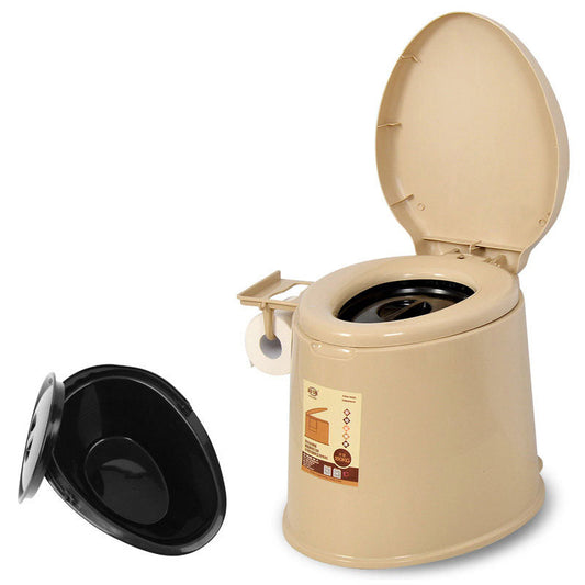 Rynx | Modern Plastic Floor-Mounted Toilet Bowl with Seat for the Bathroom