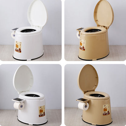 Rynx | Modern Plastic Floor-Mounted Toilet Bowl with Seat for the Bathroom