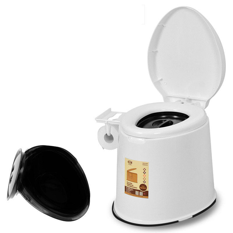 Rynx | Modern Plastic Floor-Mounted Toilet Bowl with Seat for the Bathroom