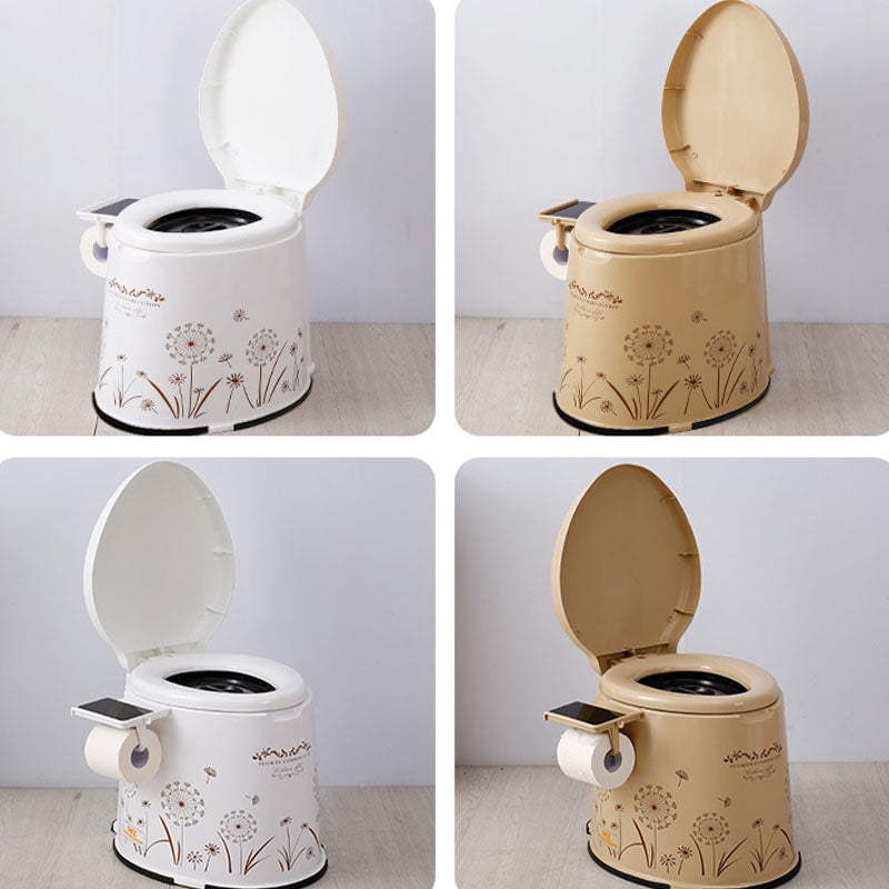 Rynx | Modern Plastic Floor-Mounted Toilet Bowl with Seat for the Bathroom