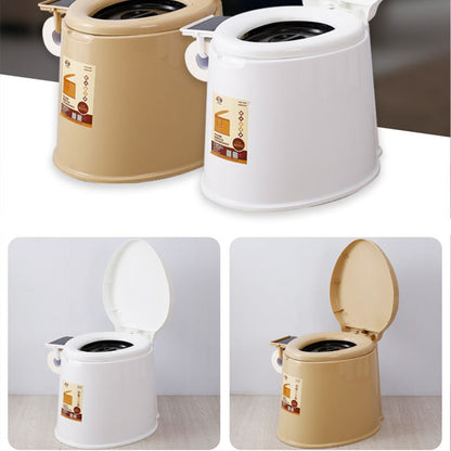 Rynx | Modern Plastic Floor-Mounted Toilet Bowl with Seat for the Bathroom