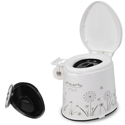 Rynx | Modern Plastic Floor-Mounted Toilet Bowl with Seat for the Bathroom