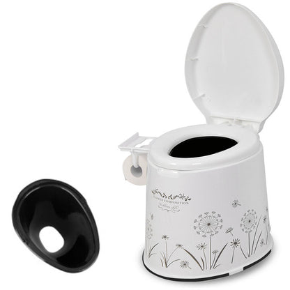 Rynx | Modern Plastic Floor-Mounted Toilet Bowl with Seat for the Bathroom