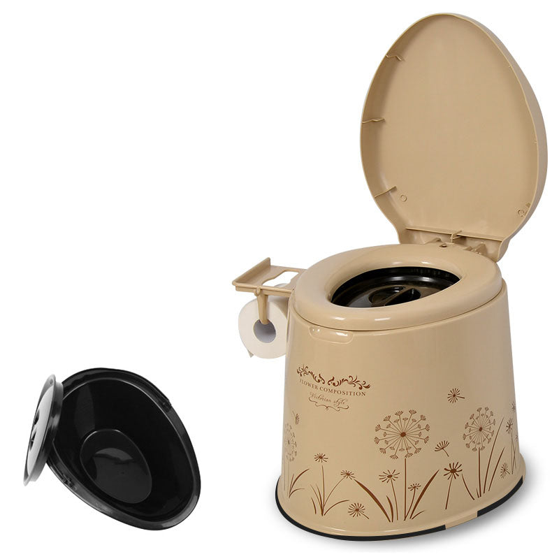 Rynx | Modern Plastic Floor-Mounted Toilet Bowl with Seat for the Bathroom
