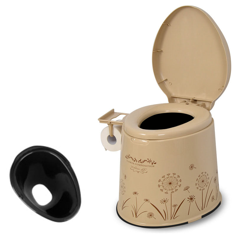 Rynx | Modern Plastic Floor-Mounted Toilet Bowl with Seat for the Bathroom
