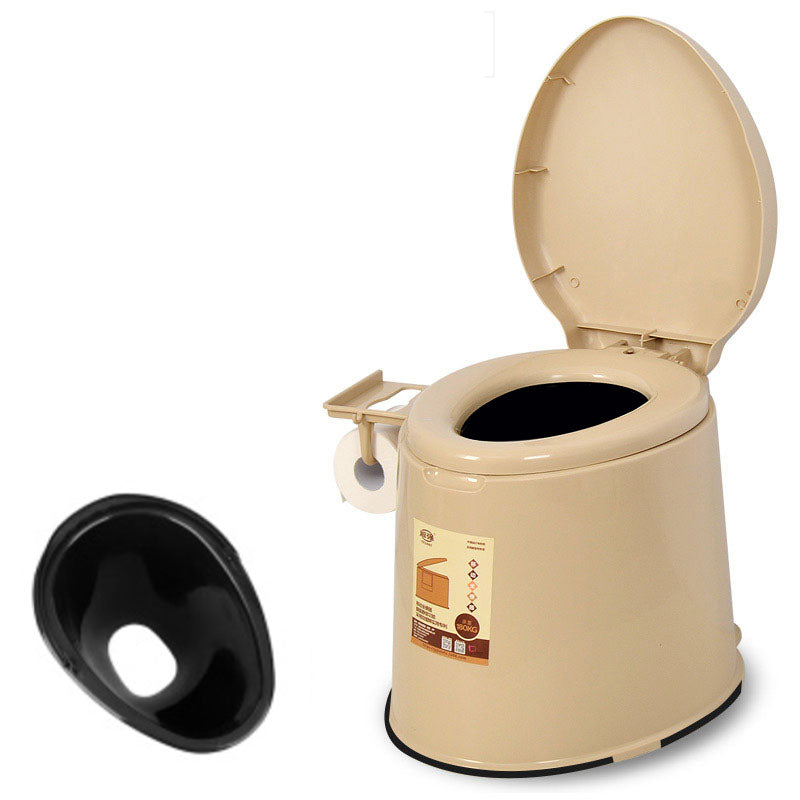 Rynx | Modern Plastic Floor-Mounted Toilet Bowl with Seat for the Bathroom