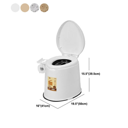 Rynx | Modern Plastic Floor-Mounted Toilet Bowl with Seat for the Bathroom