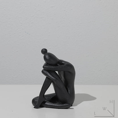 Rynx | AbstractSculpt - Modern Figure Bookends for Home & Office