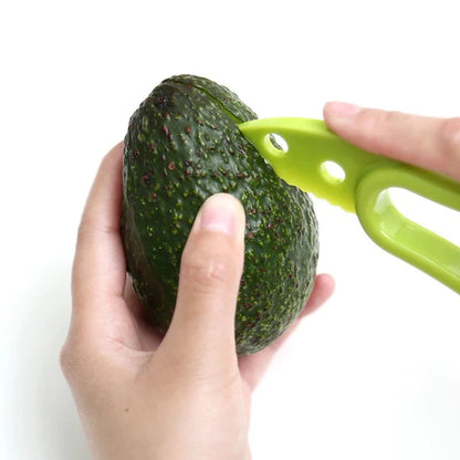 Rynx | 3 in 1 Avocado Slicer Shea Corer Butter Fruit Peeler Cutter Pulp Separator Plastic Knife Kitchen Appliances Vegetable Tools Kitchen Gadgets