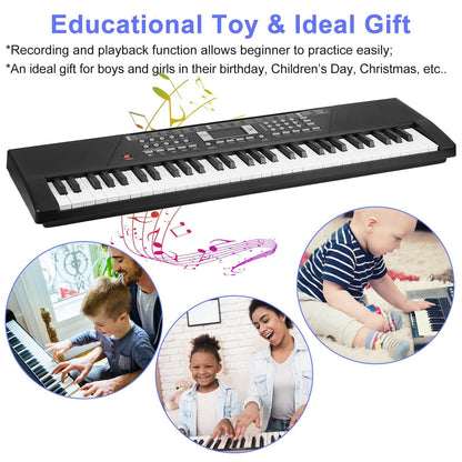 Rynx | 61 Keys Digital Music Keyboard Electronic Piano