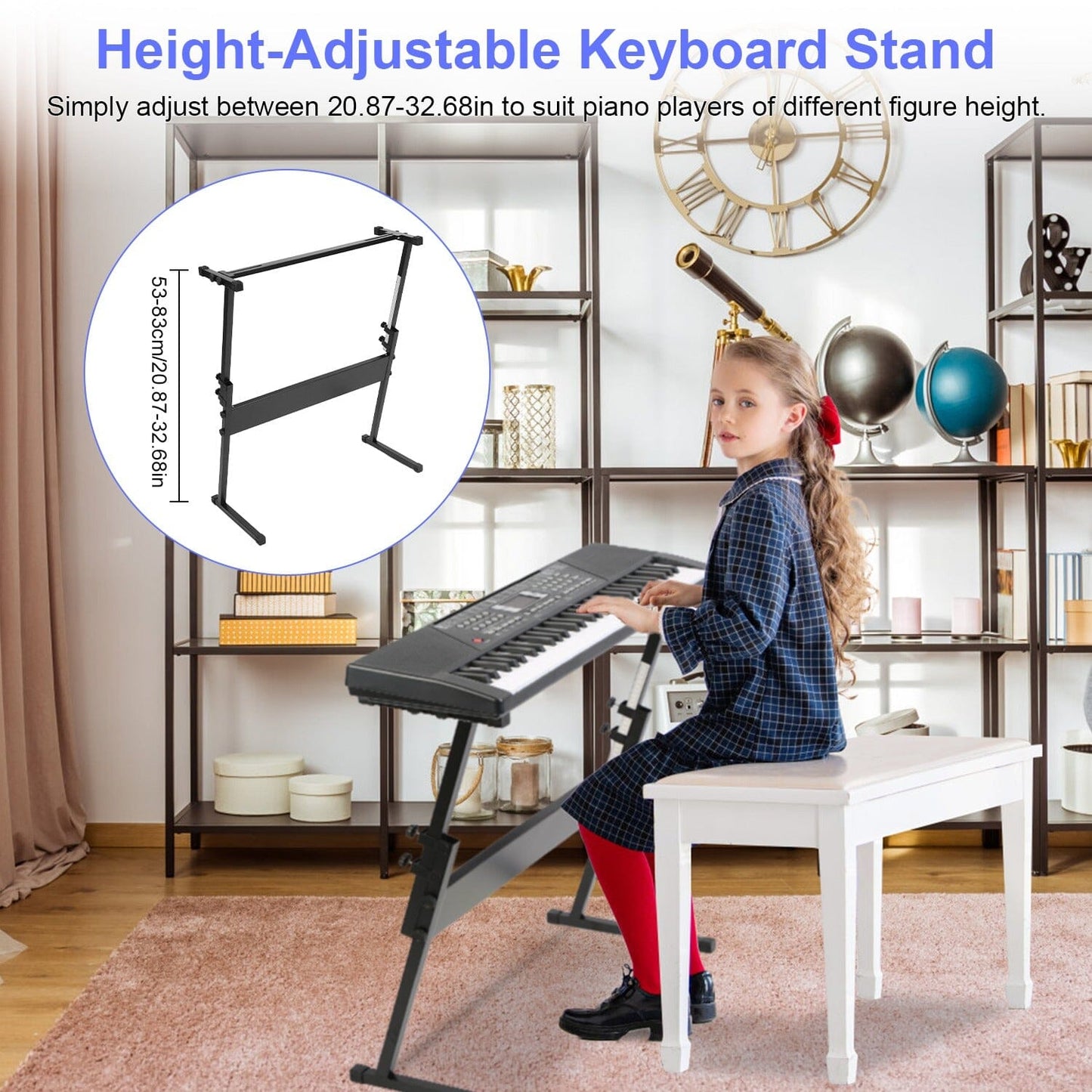 Rynx | 61 Keys Digital Music Keyboard Electronic Piano