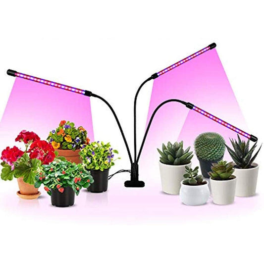 Rynx | Ipower 15W Led Growth Light With Automatic On/Off, Adjustable Gooseneck, 11 Dimmable Levels, Black