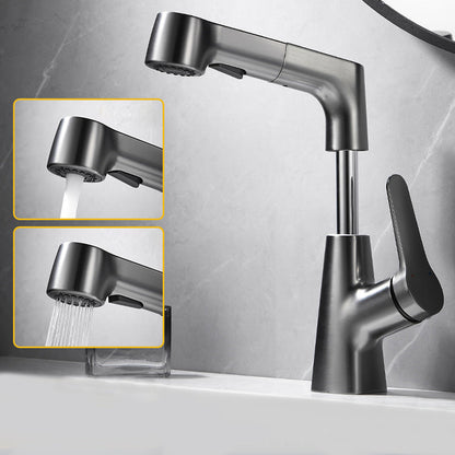 Rynx | 1-Handle Brush Nickel Widespread Faucet Single Hole Bathroom Vessel Faucet with Brass