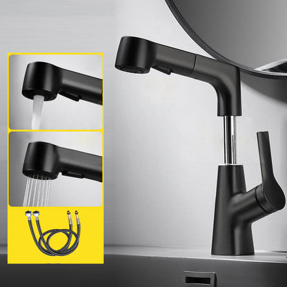 Rynx | 1-Handle Brush Nickel Widespread Faucet Single Hole Bathroom Vessel Faucet with Brass