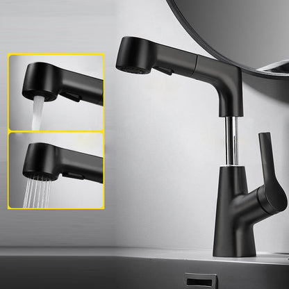 Rynx | 1-Handle Brush Nickel Widespread Faucet Single Hole Bathroom Vessel Faucet with Brass