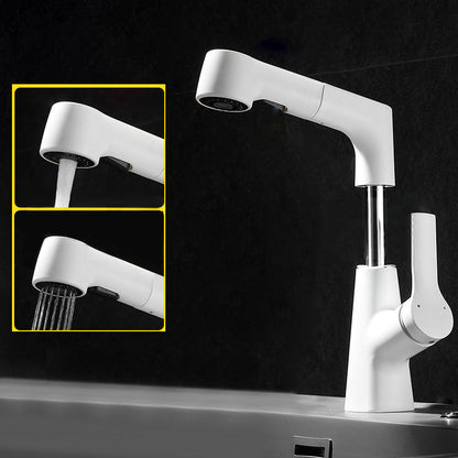 Rynx | 1-Handle Brush Nickel Widespread Faucet Single Hole Bathroom Vessel Faucet with Brass