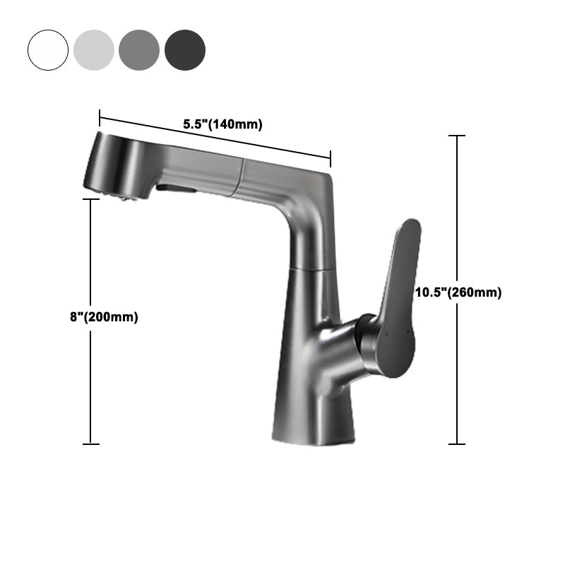 Rynx | 1-handle brushed nickel widespread faucet Single-hole bathroom vessel faucet with brass