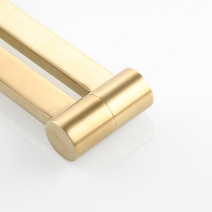 Rynx | 1-handle brushed nickel widespread faucet 1-hole wall-mounted bathroom faucet with brass
