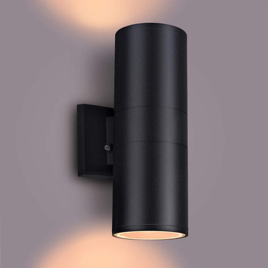 Rynx | Rosykite Dusk To Dawn Outdoor Lighting, Up and Down Outdoor Wall Lamp - 2 Lights A19 Included, Outdoor Lighting Fixture Outdoor Wall Lamps For Garage, Veranda, Canopy [Etl Listed]
