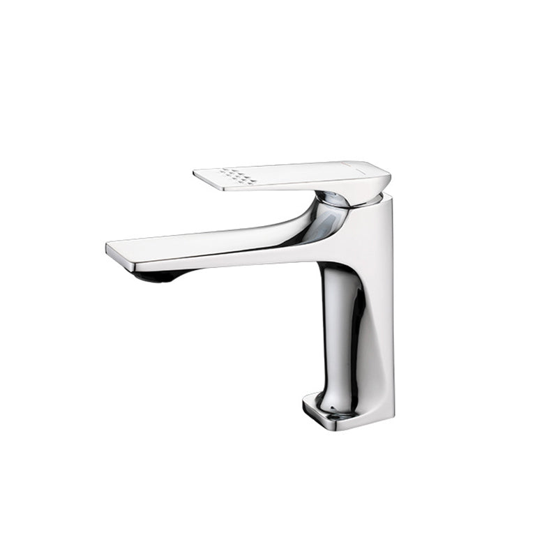 Rynx | Modern Bathroom Faucet Brass Deep Arc Lever Handle with Faucet Hose