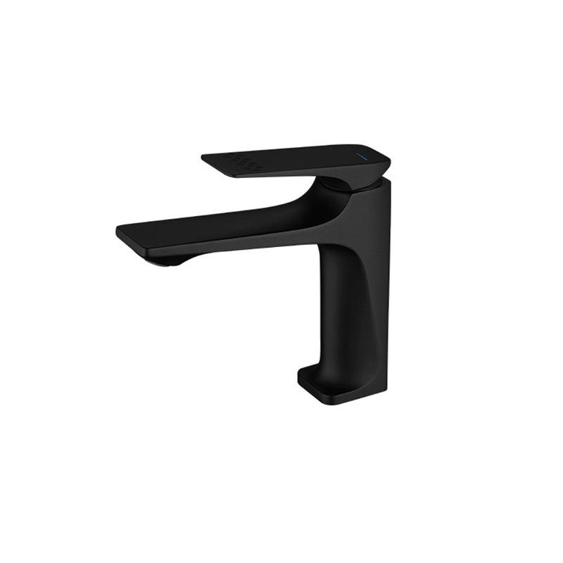 Rynx | Modern Bathroom Faucet Brass Deep Arc Lever Handle with Faucet Hose