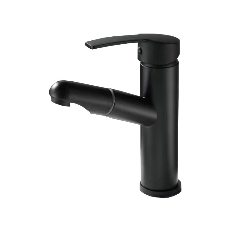 Rynx | Extendable simple bathroom sink faucet 1 hole single lever faucet