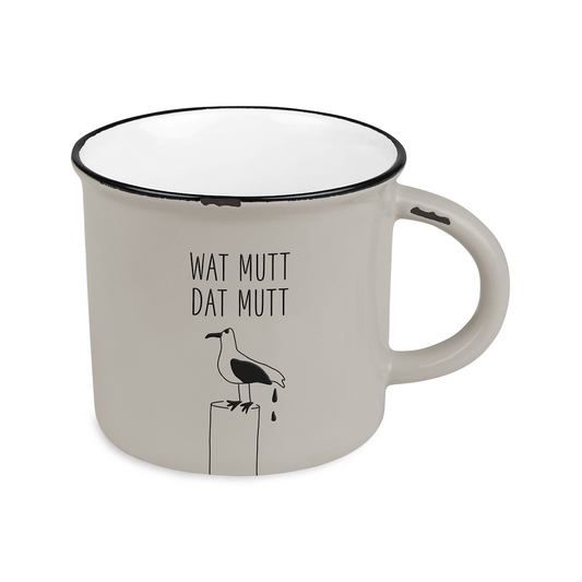 Rynx | Cup Vintage Maritime What must be, must be